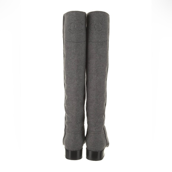 Chanel Interlocking CC Riding Boots - Picture 2 of 7